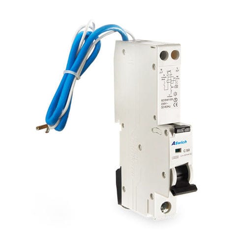 Disjoncteur de puissance - ESRO1-50 - Aswich Electrical Co., Ltd - à courant résiduel / AC / pour la distribution électrique