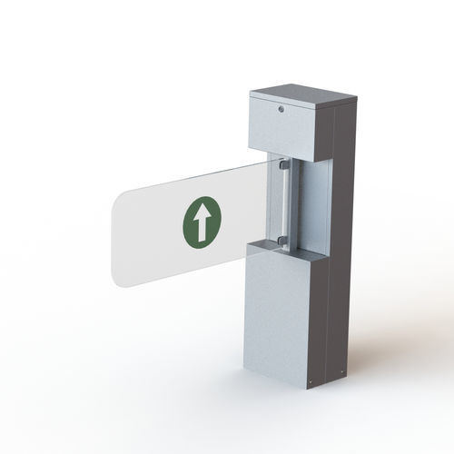 Couloir rapide pour contrôle d'accès - WR-322-C - Winser Tech - en acier inoxydable / en verre