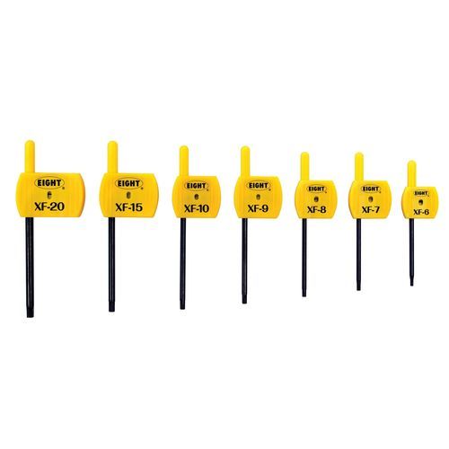Clé torx à poignée drapeau - XF series - Eight Tool - modèle droit