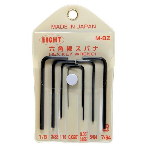 Clé Allen micro - M-8Z - Eight Tool - en L / à tête hexagonale / kit