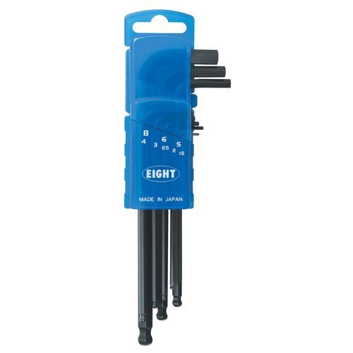 Clé Allen en L - 016-158D - Eight Tool - kit / à tête sphérique