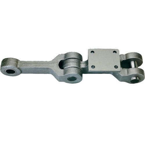 Chaîne de convoyage porteuse intermédiaire - ZEXUS CHAIN Co., Ltd. - en métal / à attaches / pour l'industrie du sucre