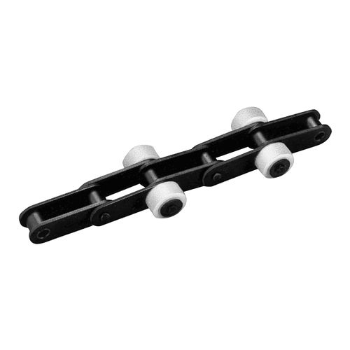 Chaîne de convoyage à galet latéral - ZEXUS CHAIN Co., Ltd. - en acier / pour l'industrie du verre / pour l'industrie agroalimentaire
