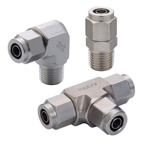 Raccord à compression - NS series - NIHON PISCO CO., Ltd. - pour produits chimiques / pour liquide de refroidissement / pneumatique