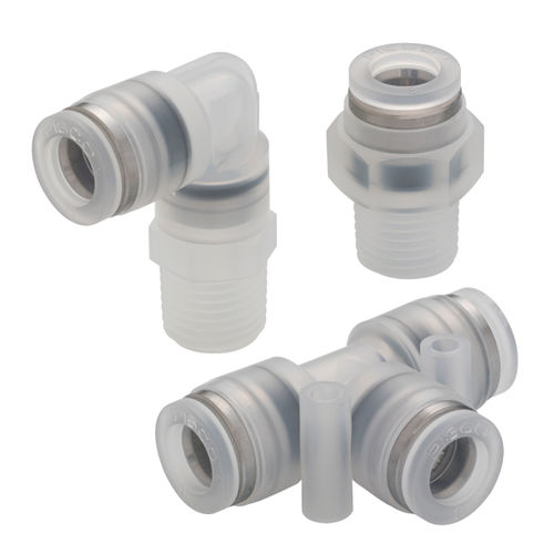 Raccord en PP - SP series - NIHON PISCO CO., Ltd. - pour produits chimiques / pneumatique / push-in