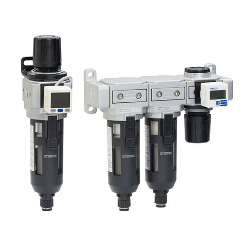 Filtre régulateur à air comprimé - Combination Unit Series - NIHON PISCO CO., Ltd. - à air / en aluminium / en plastique