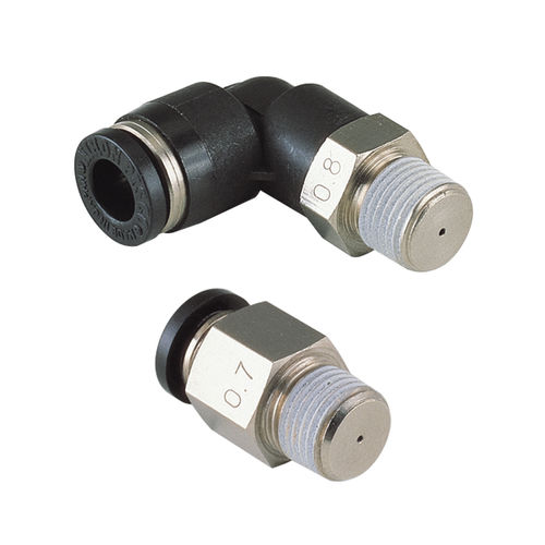 Restricteur d'écoulement à orifice - PC series - NIHON PISCO CO., Ltd. - push-in / inviolable