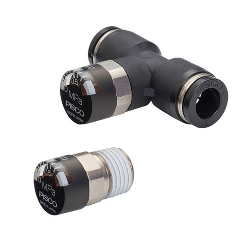 Manomètre relatif - GP series - NIHON PISCO CO., Ltd. - à encastrer / en plastique / en laiton
