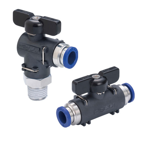 Vanne à boisseau sphérique - BV series - NIHON PISCO CO., Ltd. - manuelle / pour l'eau / pour produits chimiques