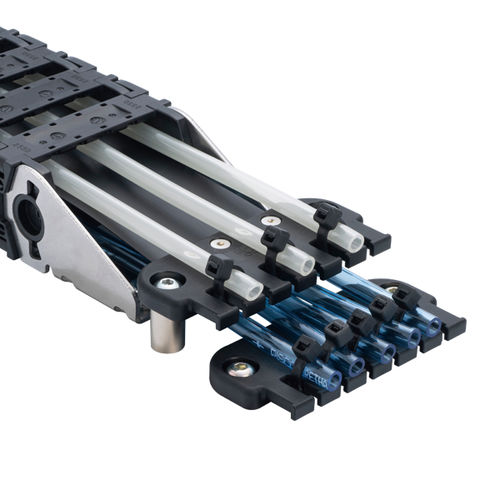 Porte-câble avec collier de fixation - Cable clamp & Dividing sheet - NIHON PISCO CO., Ltd. - fermé / en polyamide / avec séparateurs