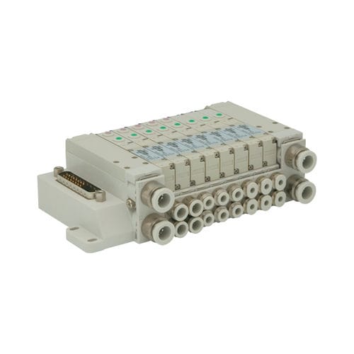 Électrovanne à commande assistée - SVR10 series - NIHON PISCO CO., Ltd. - 5 voies / air / compacte