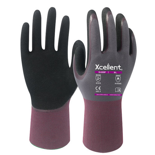 Gant de sécurité de travail - 18-009P - Xcellent Safety GmbH - de manutention / industriel / pour l'industrie automobile
