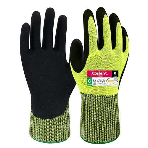 Gant de protection de travail - 12-353 - Xcellent Safety GmbH - de manutention / pour l'industrie automobile / industriel