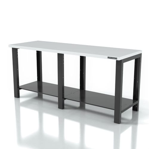 Établi en inox - AR-FL043 - FLECTA - à étagères / robuste