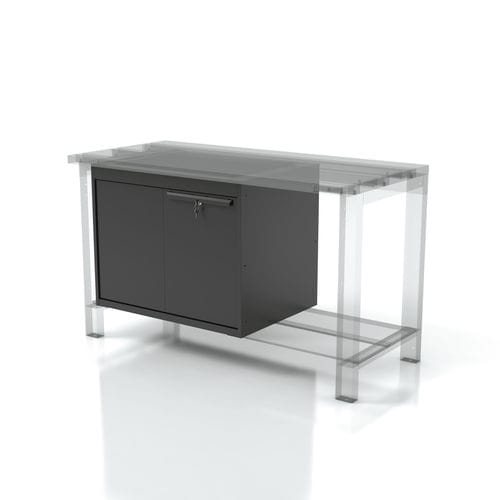 Armoire de stockage - AR-FL057.01 - FLECTA - montage sous établi / double porte / à casiers