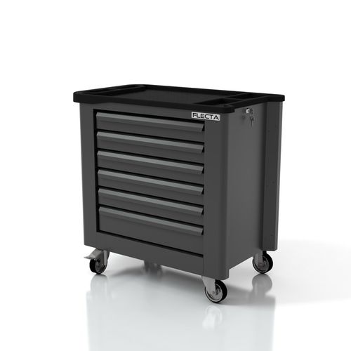 Armoire pour outils - AR-FL007 - FLECTA - à roulettes / à 6 tiroirs / en métal