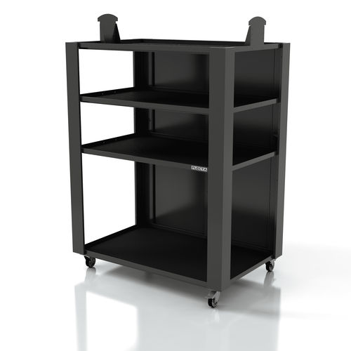 Chariot de transport - AR-FL024 - FLECTA - en métal / 3 niveaux / porte-outils