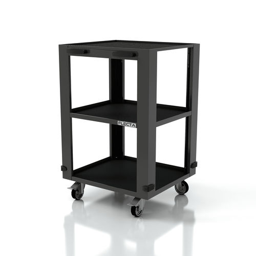 Chariot de transport - AR-FL028 - FLECTA - en métal / 3 niveaux / porte-outils