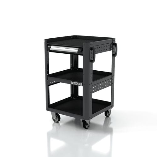 Chariot de transport - AR-FL032 - FLECTA - en métal / 3 niveaux / porte-outils