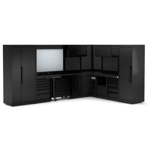Système de mobilier d'atelier - WB-C391P - FLECTA - modulaire / de type armoire