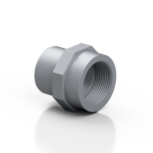 Adaptateur hydraulique industriel - RCAAFC series - Effast - femelle / en ABS / droit