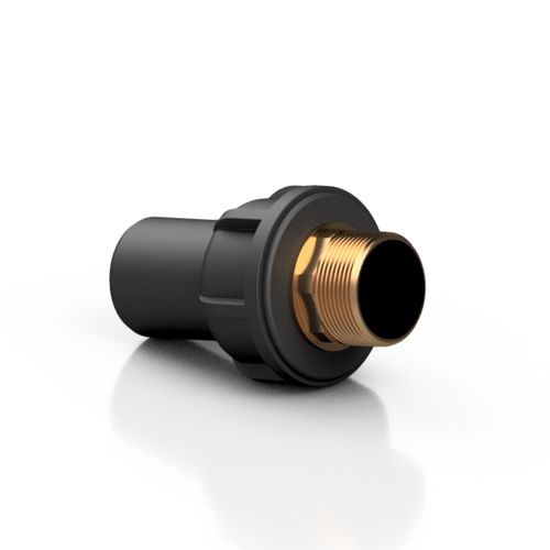 Adaptateur hydraulique industriel - REPMAM series - Effast - fileté / en laiton / en polyéthylène
