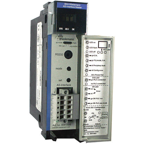 Module maître numérique - BWU1488 - Bihl+Wiedemann GmbH - AS-i / RS232 / de sécurité