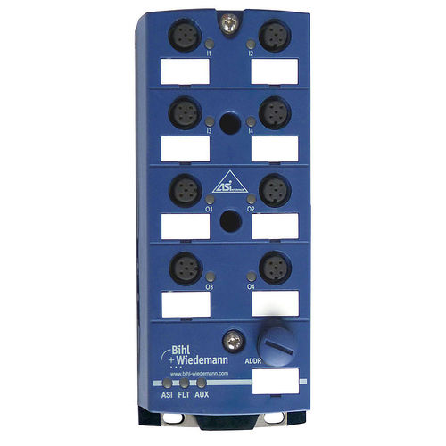 Module E/S numérique - BWU3144 - Bihl+Wiedemann GmbH - AS-i / 4 entrées numériques / à 4 sorties numériques
