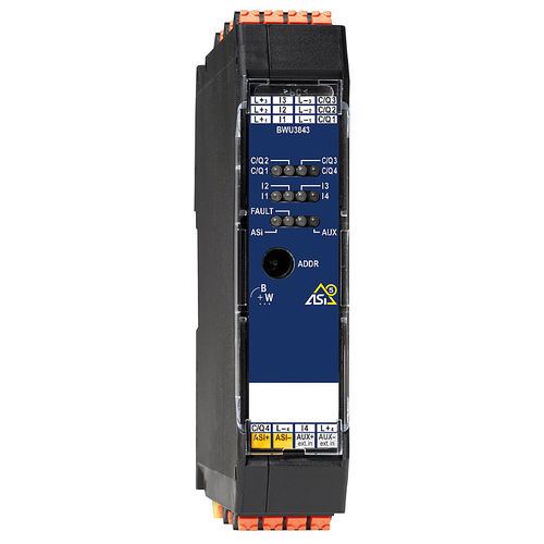 Module E/S numérique - BWU3843 - Bihl+Wiedemann GmbH - AS-i / IO-Link / de courant