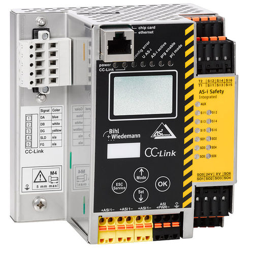 Passerelle de communication - BWU2833 - Bihl+Wiedemann GmbH - industrielle / Ethernet / AS-i
