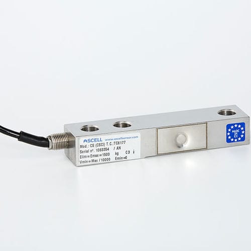 Capteur de force en cisaillement - CSCI - Ascell Sensor,S.L. - type poutre / par jauge de contrainte / en acier inoxydable