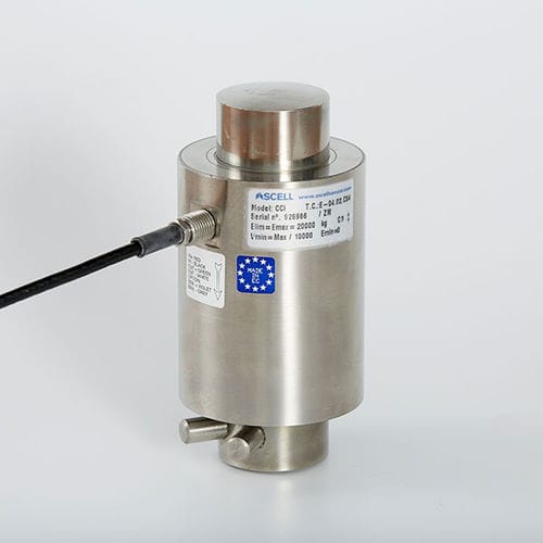 Capteur de force en compression - CCI - Ascell Sensor,S.L. - en ligne / par jauge de contrainte / pour silo