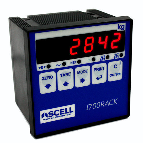 Indicateur de pesage affichage à LED - I700Rack - Ascell Sensor,S.L. - sur rail DIN / étanche / multifonction