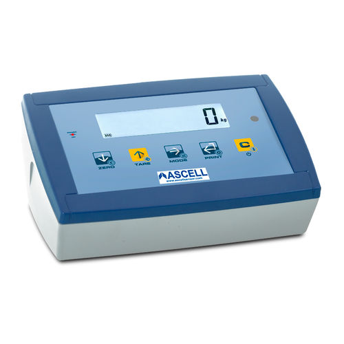 Indicateur de pesage affichage LCD - I510 - Ascell Sensor,S.L. - portable / étanche / IP54