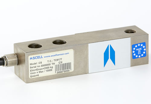 Capteur de force en cisaillement - CS  - Ascell Sensor,S.L. - type poutre / par jauge de contrainte / en acier