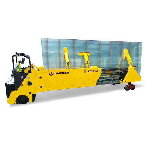 Transporteur à moteur diesel - Extrajumbo - Italcarrelli - alimenté par batterie / moteur à gaz / à roues