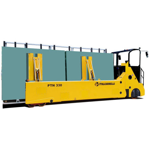 Transporteur à moteur diesel - PTN 330 - Italcarrelli - alimenté par batterie / moteur à gaz / à roues