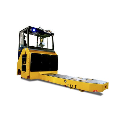 Transporteur électrique à 2 essieux - P80E - Italcarrelli - bidirectionnel / pour usage intérieur et extérieur / à roue en Vulkollan®
