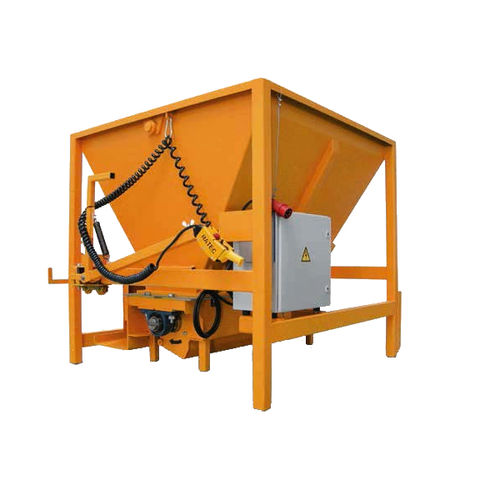 Benne à béton conique - KBV - RATEC GmbH - à fond ouvrant