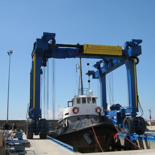 Portique sur pneus - TROLLIFT - Eden Tech Srl - pour applications marines