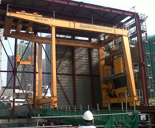 Portique coulissant - Eden Tech Srl - pour métro / pour les travaux de génie civil / pour forage de tunnel