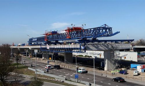 Portique de lancement pour la construction de ponts - Eden Tech Srl - pour les travaux de génie civil