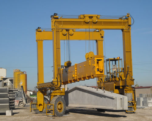Portique sur pneus - Mobilift 40 - Eden Tech Srl - pour chantier de préfabriqués / pour métro / hydraulique