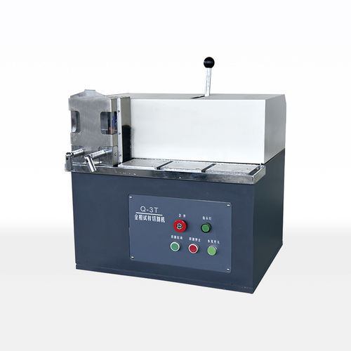 Machine de découpe à lame rotative - Q-3T  - Laizhou Lailuote Test Instrument Co., Ltd. - pour métal / de tubes / d'échantillons