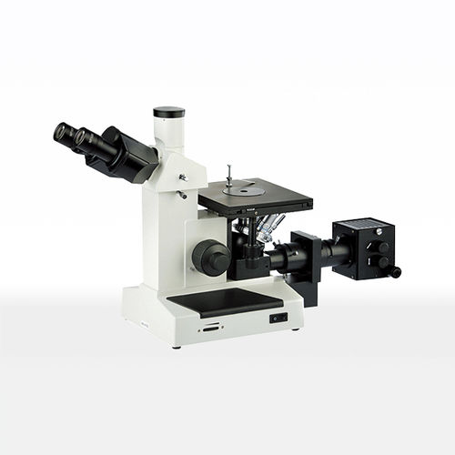 Microscope métallographique - 4XC  - Laizhou Lailuote Test Instrument Co., Ltd. - métallurgique / inversé / trinoculaire