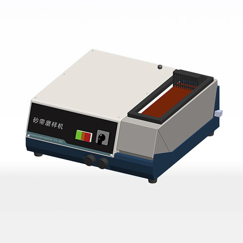 Machine à poncer-polir les échantillons métallographiques - D915-1 - Laizhou Lailuote Test Instrument Co., Ltd. - à bande