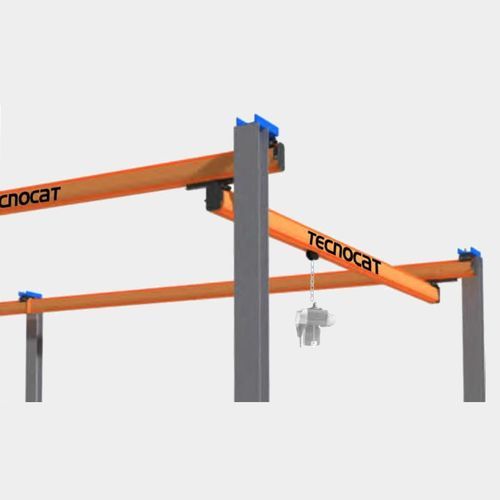 Pont roulant monopoutre - PLM series - Tecnocat - pour charge légère / manuel