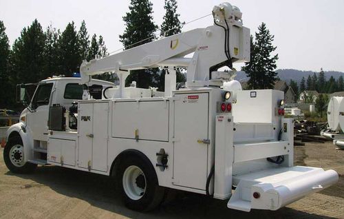 Camion pour fortes charges - Ground Force Worldwide - à 3 essieux / pour la maintenance