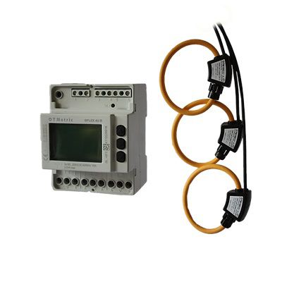 Compteur d'énergie électrique triphasé - eFLEX Rogowski - OTMETRIC - sur rail DIN / intelligent