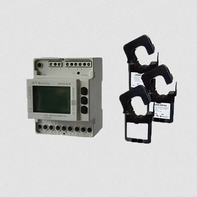 Compteur d'énergie électrique triphasé - eFLEX TC - OTMETRIC - sur rail DIN / avec afficheur LCD
